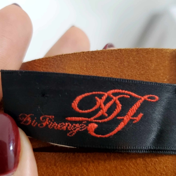 NWOT-Vintage 90's Woven Braided Leather Belt Preppy Brown - Picture 8 of 11